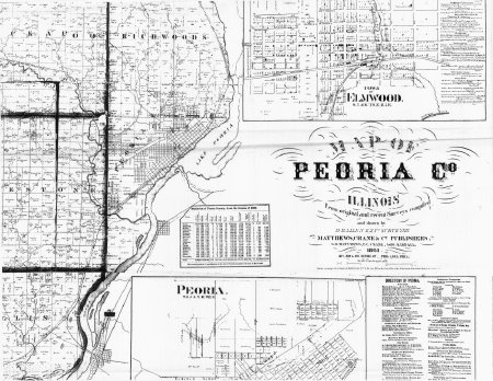 Map of Peoria